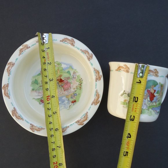 3 Piece bundle 1936 Bunnykins English bone china - Picture 2 of 16